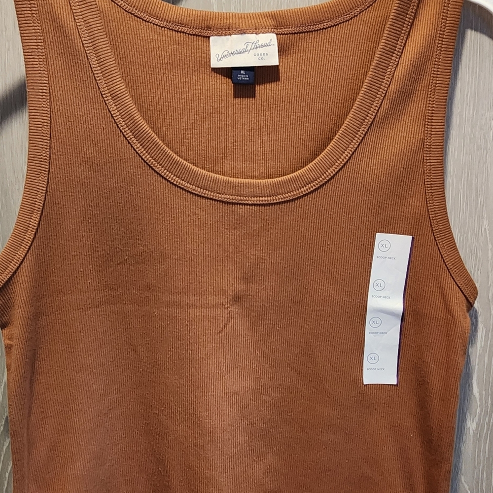 Universal Thread Womens Tank Top Light Brown sz XL